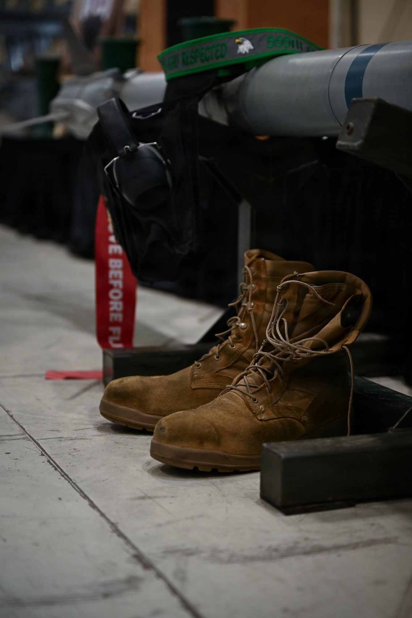 A memorial display is shown.