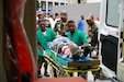 Angolan Armed Forces medical personnel load a simulated patient into a medical evacuation vehicle during the Angola Medical Readiness Exercise at Hospital Militar Principal, Luanda, Angola, Sept. 7, 2026. The Angola MEDREX enhances the medical readiness and capabilities of the U.S. and Angolan military health professionals. The exercise involved a team of 10 U.S. Army Reserve medical professionals with the 915th Forward Resuscitative Surgical Detachment, 313th Hospital Center, 2nd Medical Brigade and was planned and executed by U.S. Army Southern European Task Force, Africa (SETAF-AF). (U.S. Army photo by Capt. Jordan Beagle)