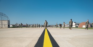 Wolf Pack Conducts Mass FOD Walk