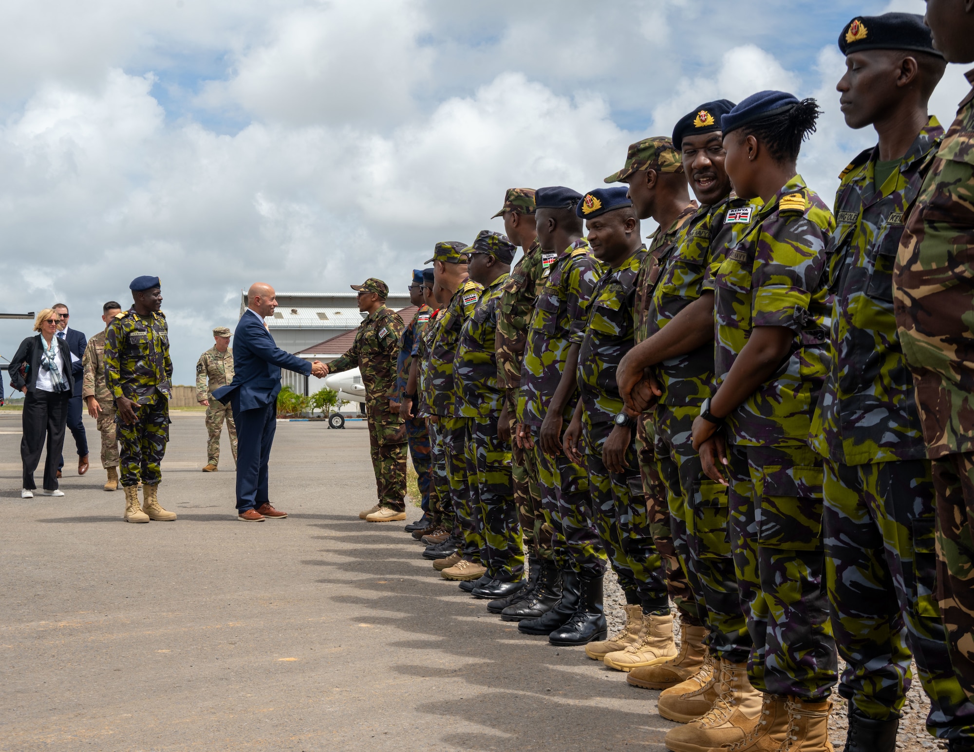 Greetings on flightline