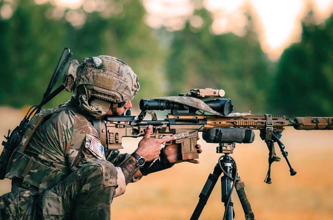 A Ranger assigned to the 2nd Ranger Battalion conducts a platoon live-fire exercise.