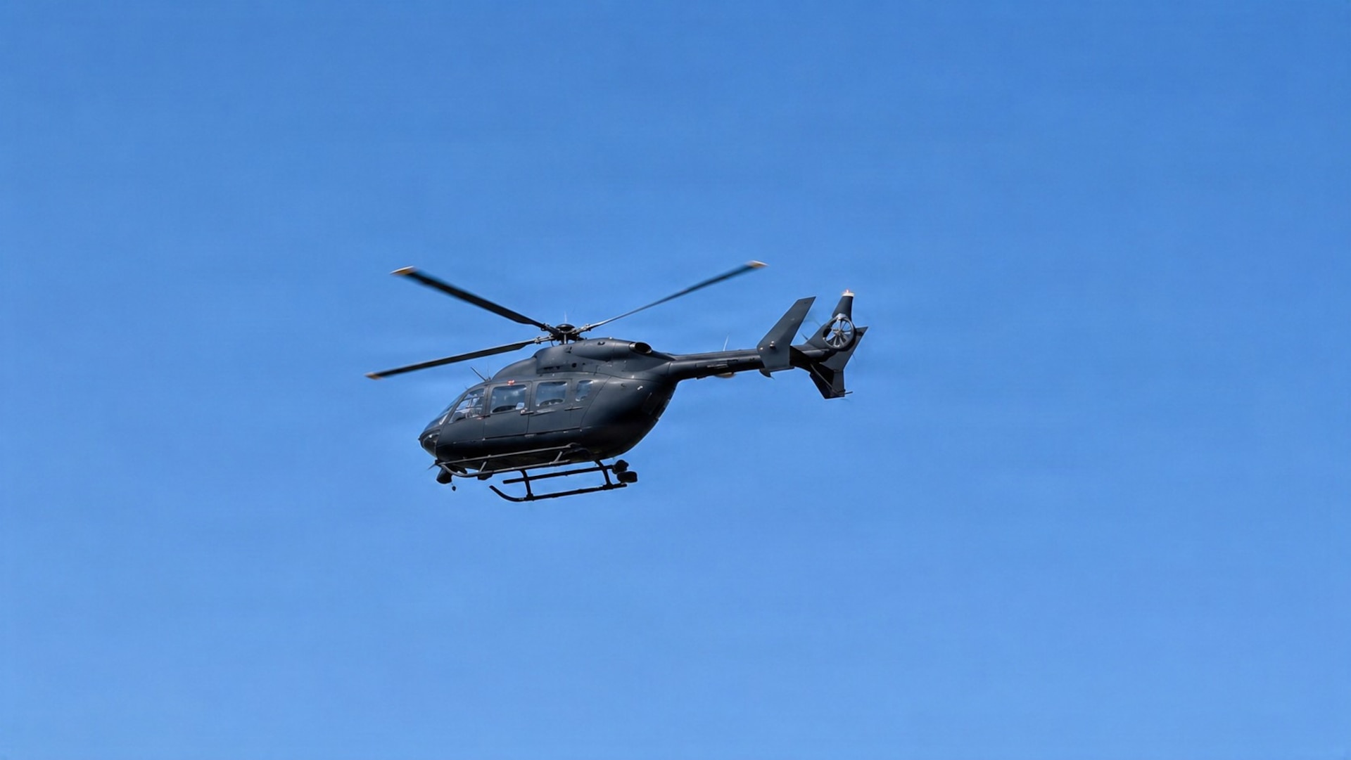 A U.S. Army UH-72 Lakota belonging to the Kentucky National Guard flies over Fort McCoy, Wisconsin, on Aug. 25, 2026, supporting a training scenario for the Patriot ’26 exercise at the installation.