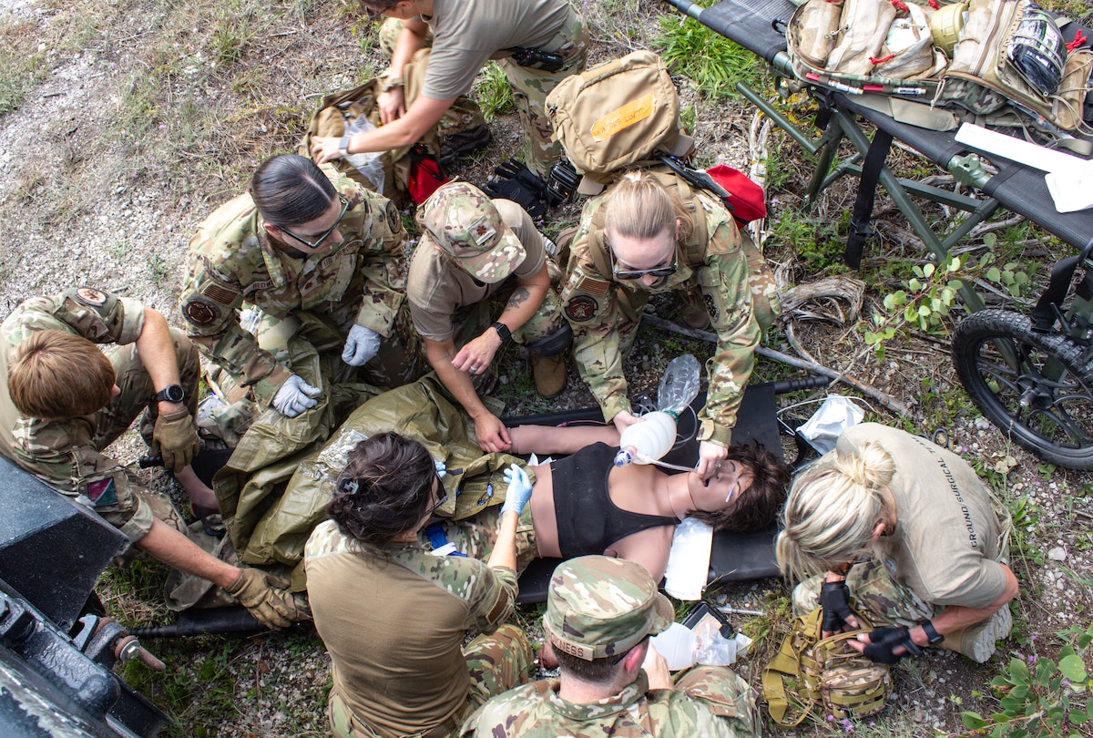 Image of Airmen training.
