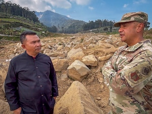 Super Garuda Shield is an annual exercise between the Indonesian National Armed Forces and U.S. military designed to strengthen bilateral interoperability, capabilities and cooperation.