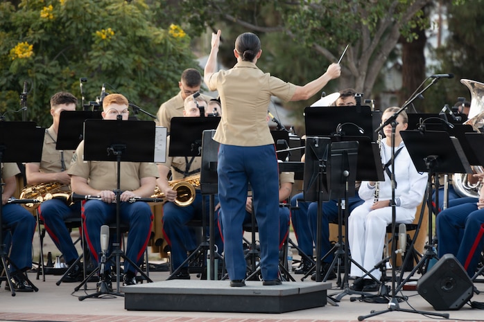Marine Band San Diego perform at Imperial Beach