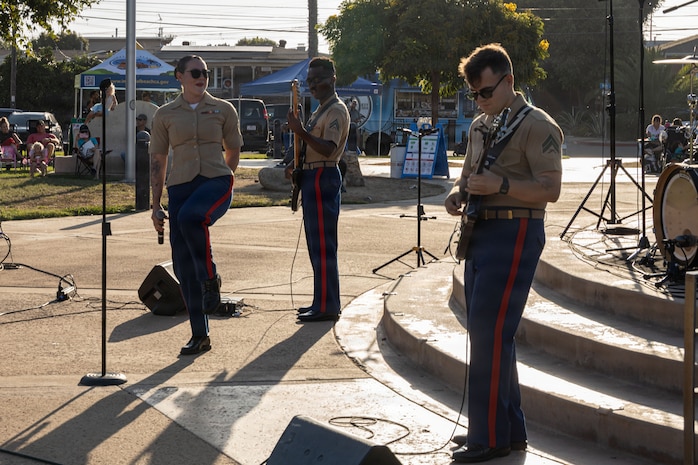 Marine Band San Diego perform at Imperial Beach