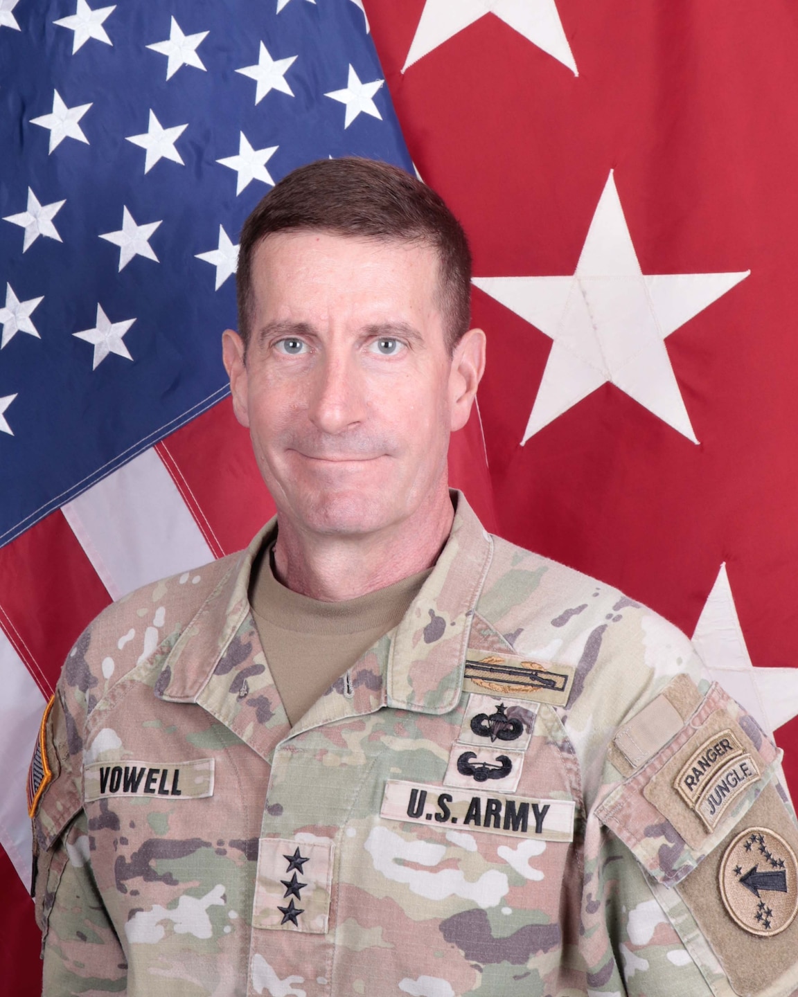 Lieutenant General Joel "JB" Vowell official photo.