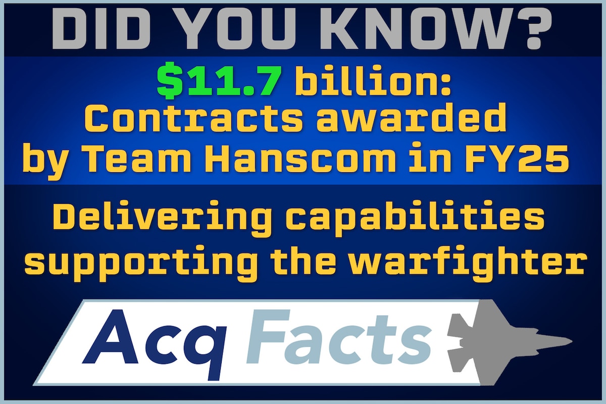 Hanscom AFB digital marquee slide