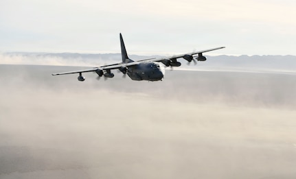 A U.S. Air Force MC-130J Commando II assigned to the 352nd Special Operations Wing conducts low-level flight training over Iceland, Aug. 23, 2026, during exercise Northern Viking 26. The exercise demonstrates the wing's capability to rapidly deploy, integrate with NATO allies, and operate in dynamic Arctic environments. (U.S. Air Force photo by Tech. Sgt. Benjamin Sutton)