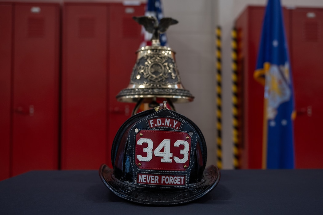 Fire fighter helmet.