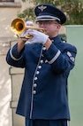 U.S. Air Force Lt. Gen. Clark Quinn, Commander, Air Education and Training Command, speaks at a 9/11 remembrance ceremony at Cadet Circle on Joint Base San Antonio-Randolph, Texas, Sept. 11, 2026.