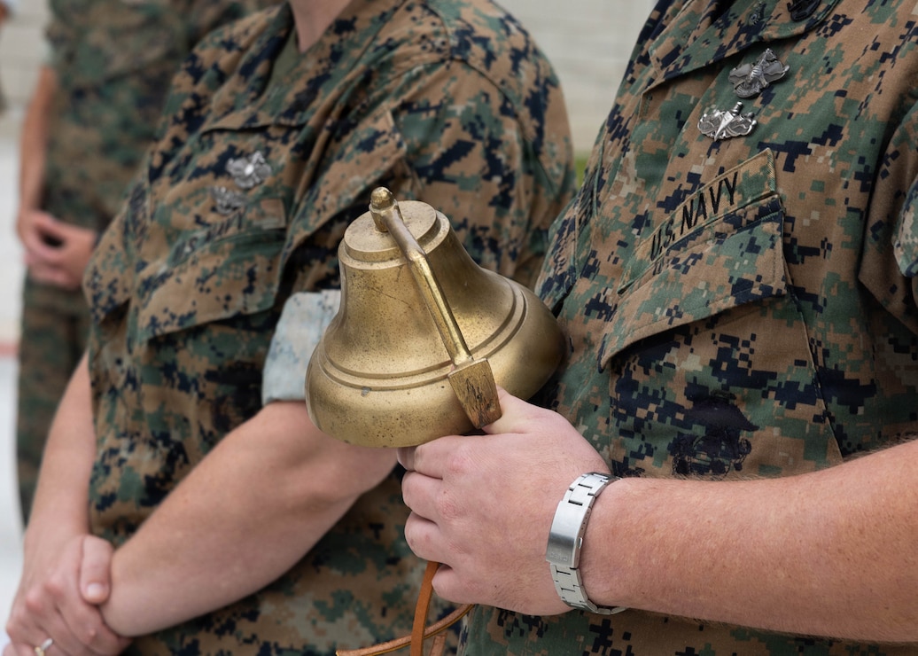 U.S. service members and civilians with II Marine Expeditionary Force stand in a moment of silence for the victims of 9/11 during a remembrance ceremony at Marine Corps Base Camp Lejeune, North Carolina on Sept. 11, 2026. The 25th Anniversary 9/11 Remembrance Ceremony reinforced the Marine Corps’ enduring commitment to honoring our nation’s fallen heroes, reflecting on a tragedy that forged a generation of warfighters ready to defend the homeland. (U.S. Marine Corps photo by LCpl Aegean DeVaughn-Wilson)