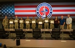 Mark Casper, president and CEO of Tech for Troops, donates laptop computers to Virginia Army National Guard Soldiers Sept. 2, 2026, at the VNG Sergeant Bob Slaughter Headquarters at Defense Supply Center Richmond, Virginia. Brig. Gen. Todd H. Hubbard, VNG Director of the Joint Staff, accepted the donation. Tech for Troops is a Richmond-based nonprofit which benefits under-served veterans by teaching and empowering digital skills through training, education and technology. The laptops will allow VaARNG Soldiers a way to keep in communication with their families during future deployments.