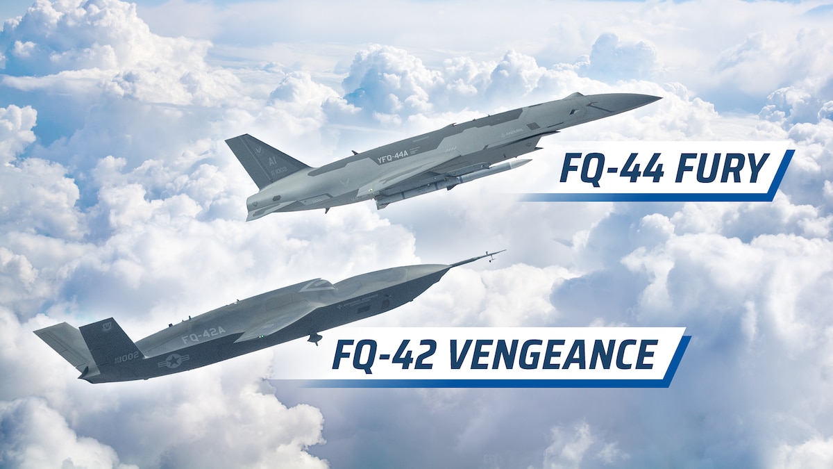 Graphic of the names of the newest CCA aircraft.