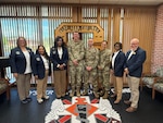 Leadership from Lyster Army Health Clinic (LAHC) hosted senior executive leaders from the Central Alabama Veterans Health Care System (CAVHCS) on Sept. 9. The bilateral leadership engagement brought together clinical, operational, and executive representatives from both organizations to identify shared opportunities for enhancing patient experiences and optimizing healthcare capabilities. Both organizations reaffirmed their dedication to open collaboration, ongoing staff cross-coordination, and sustained outreach efforts to support beneficiaries stationed at Fort Rucker as well as the substantial retired military community residing across southeast Alabama.