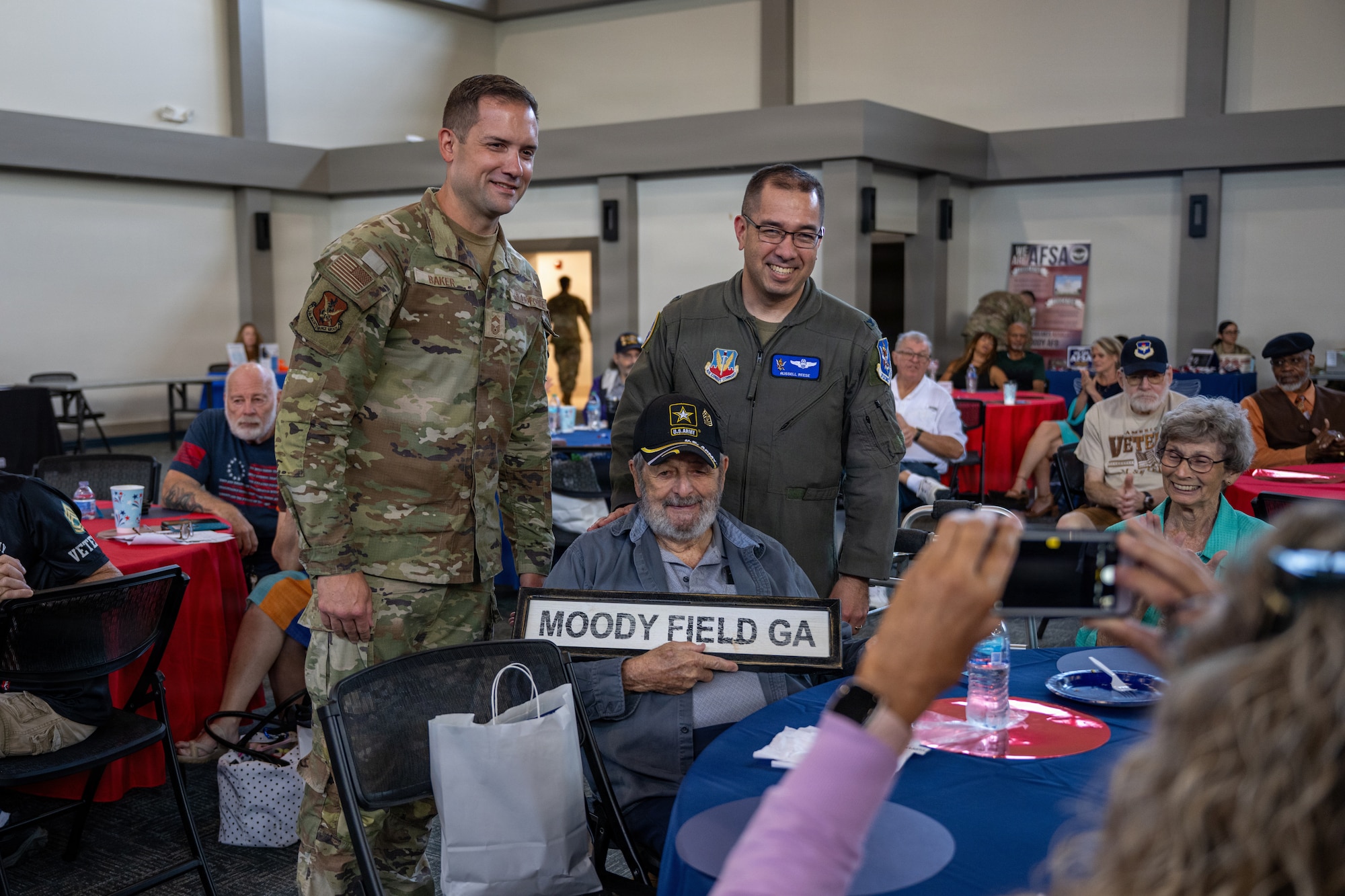 Members at an Retiree Appreciation Day Event
