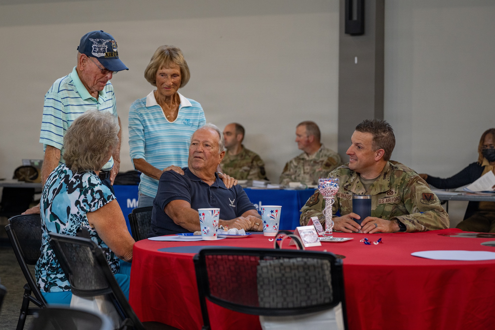 Members at an Retiree Appreciation Day Event