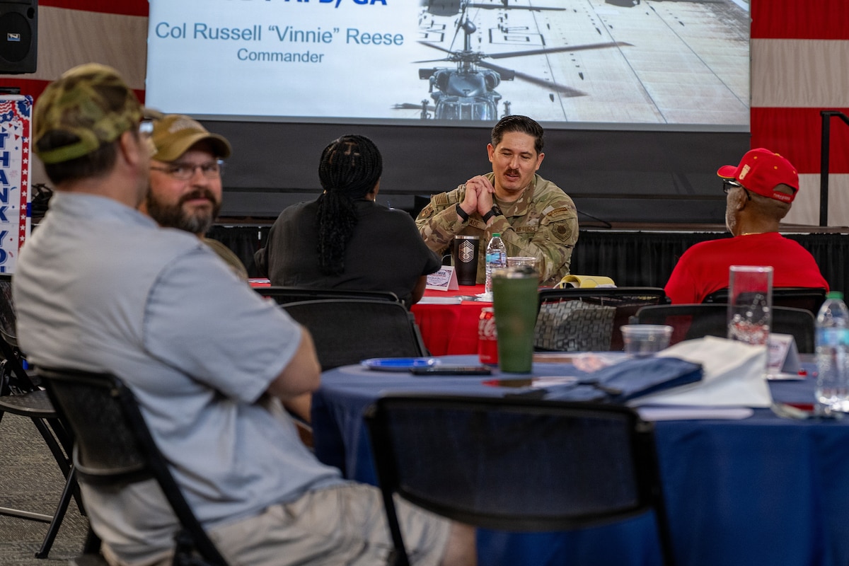 Members at an Retiree Appreciation Day Event