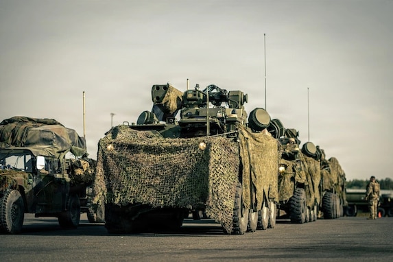 Assets from the 52D Air Defense Artillery Brigade spearheaded counter-Unmanned Aircraft Systems operations in support of the 173rd Mobile Brigade Combat Team (Airborne) during Saber Junction 2026, at the Joint Multinational Readiness Center in Hohenfels, Germany, from Aug. 15, 2026 until Sep. 13, 2026. The exercise consisted of various U.S. Army and allied units that was designed to test and strengthen joint and multinational interoperability cohesion and readiness, with air defense operations playing a key role.