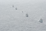 Ships sail in formation during Phoenix Express 2026