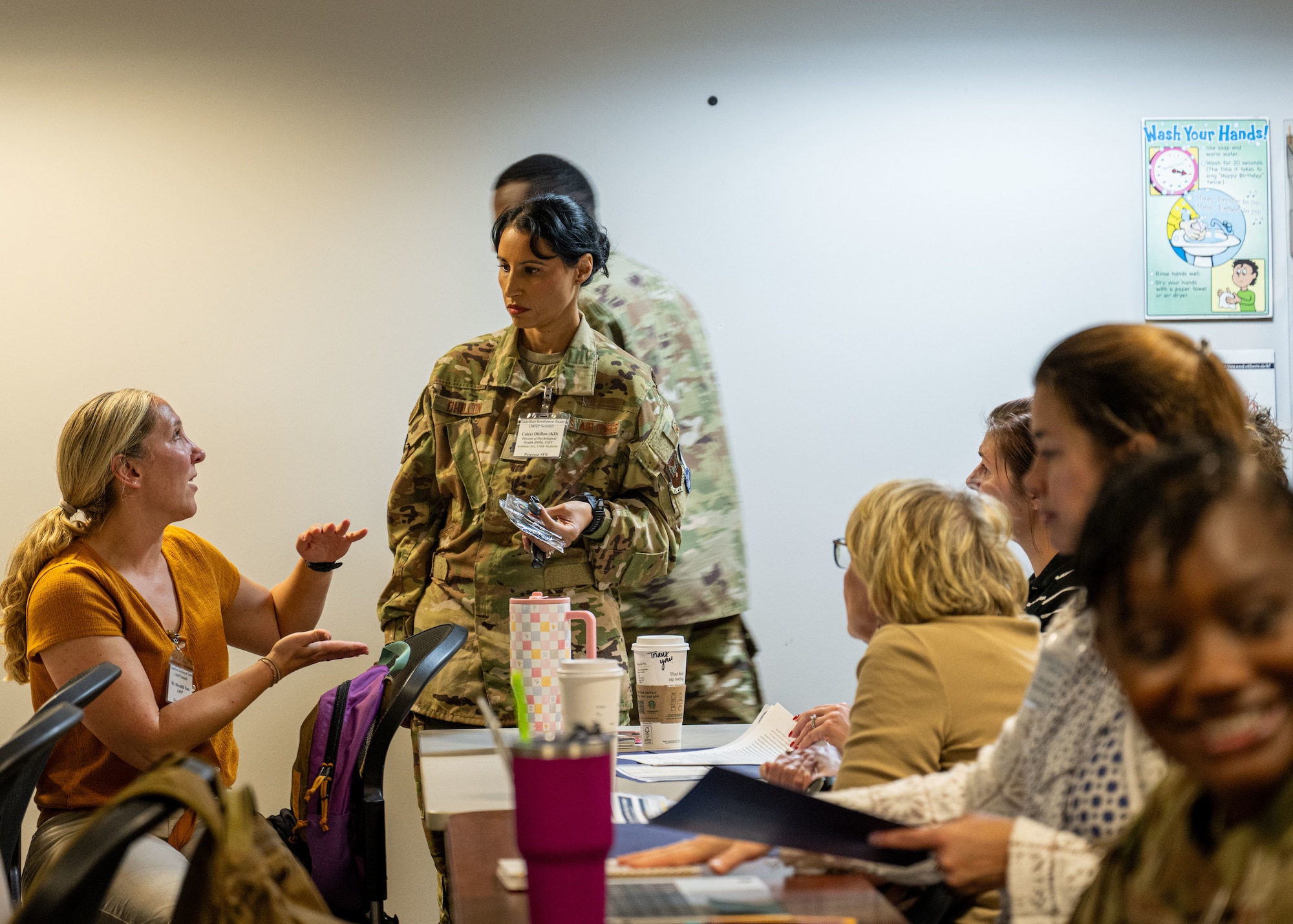 U.S. Air Force Lt. Col. Kieran Dhillon, in collaboration with Peterson SFB Guardian Resilience Team, hosted a two-day summit designed to bring together professionals in the mental health field to provide advocacy and discuss best practices for assisting Guardians and their families.