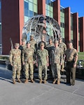 Multiple U.S. combatant commanders, command senior enlisted leaders and strategic planners pose for a photo during joint warfighter talks at U.S. Strategic Command headquarters on Offutt Air Force Base, Nebraska, Aug. 27, 2026. USSTRATCOM hosted a series of pivotal warfighter talks, with senior military leaders from U.S. Northen Command, U.S. Pacific Command, U.S. Special Operations Command, U.S. Cyber Command, U.S. Transportation Command and U.S. Space Command, aiming to bolster joint force capabilities and drive discussions on strategic integration across multiple domains. (U.S. Air Force photo by Zachary Hada)