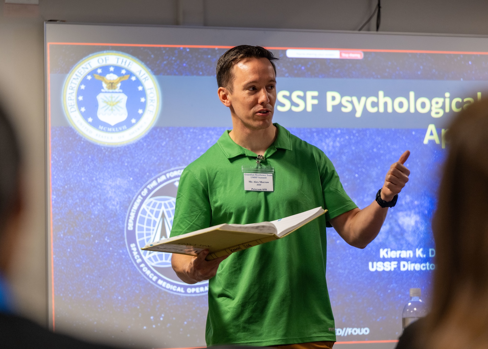 U.S. Air Force Lt. Col. Kieran Dhillon, in collaboration with Peterson SFB Guardian Resilience Team, hosted a two-day summit designed to bring together professionals in the mental health field to provide advocacy and discuss best practices for assisting Guardians and their families.