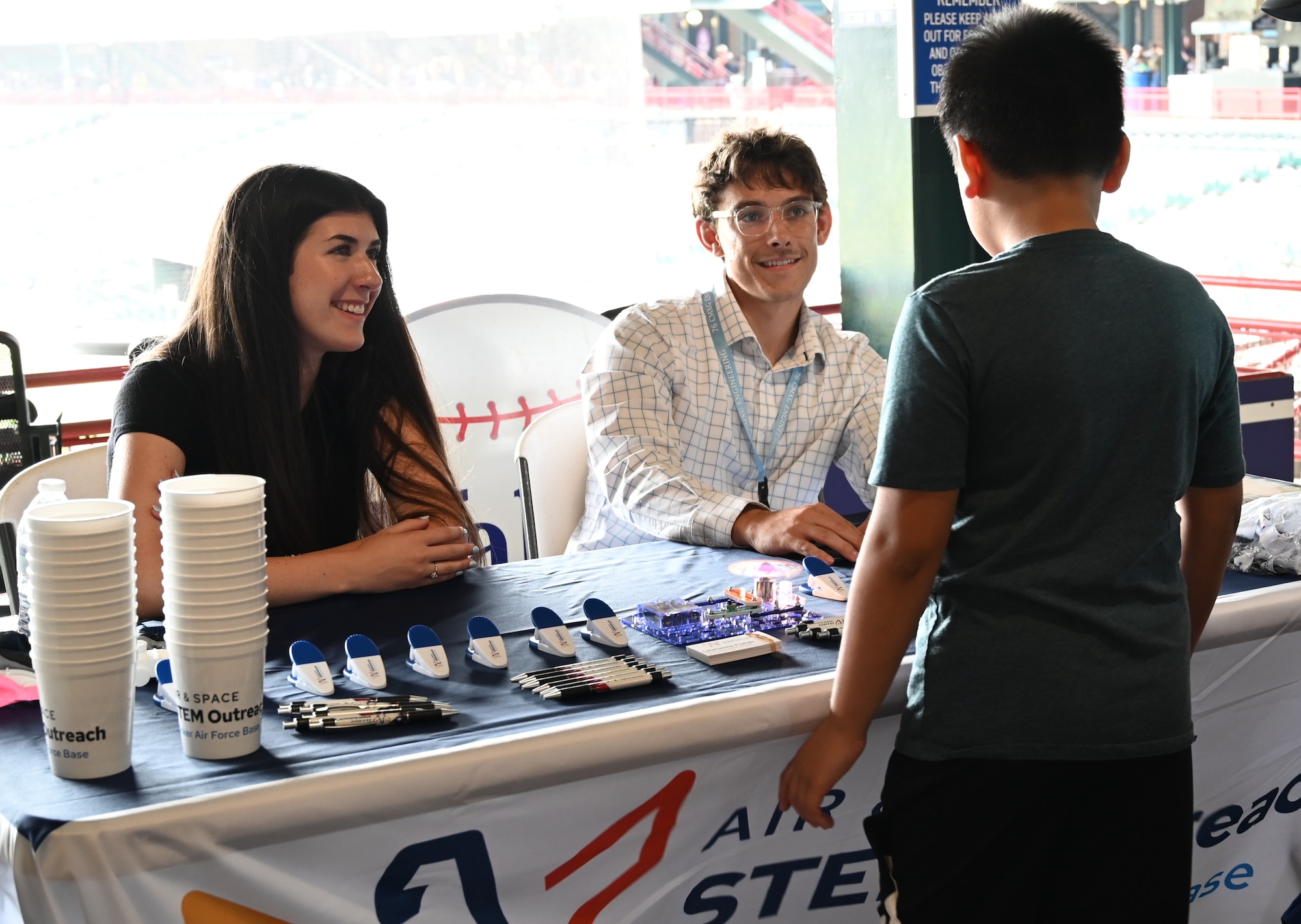 Kids at an educational event.