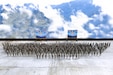 U.S. and Indian Army forces participate in the opening ceremony for Exercise Yudh Abhyas 2026 in Auli, India, Sept. 15, 2026. The ceremony marked the official start of two weeks of bilateral training focused on readiness, interoperability and cooperation between the two armies. The ceremony was attended by Indian Army Maj. Gen. Amaresh Gunjan, General Officer Commanding, 14th Infantry Division, and U.S. Army Col. Ben Jackman, commander of 1st Mobile Brigade Combat Team, 11th Airborne Division. (Photo courtesy of the Indian Army)
