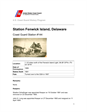 U.S. Coast Guard History Program
Station Fenwick Island, Delaware
Coast Guard Station #144