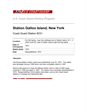 U.S. Coast Guard History Program
Station Galloo Island, New York
Coast Guard Station #231
