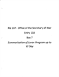 RG 107 - Office of the Secretary of War Entry 118 Box 7 Summarization of Loran Program up to VJ Day
