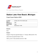 U.S. Coast Guard History Program
Station Lake View Beach, Michigan
Coast Guard Station #246
