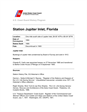 U.S. Coast Guard History Program
Station Jupiter Inlet, Florida

