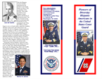 USCG Hispanic American Trifold, an overview of Hispanic American service members in the US Coast Guard.