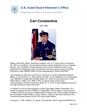 Carl Constantine Master Chief Petty Officer of the Coast Guard (MCPOCG) Biography