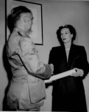 Mrs. Edith Munro Accepting Award
Douglas Munro's mother
U.S. Coast Guard