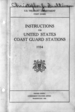 1934 Instruction to US Coast Guard Stations