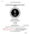 Inspector General Report of Investigation 19 June 2015, IV-14-0116, Alleged Timecard Fraud