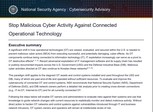 CSA: Stop Malicious Cyber Activity Against Connected Operational Technology | UOO13672321 | PP-21-0601| April 2021