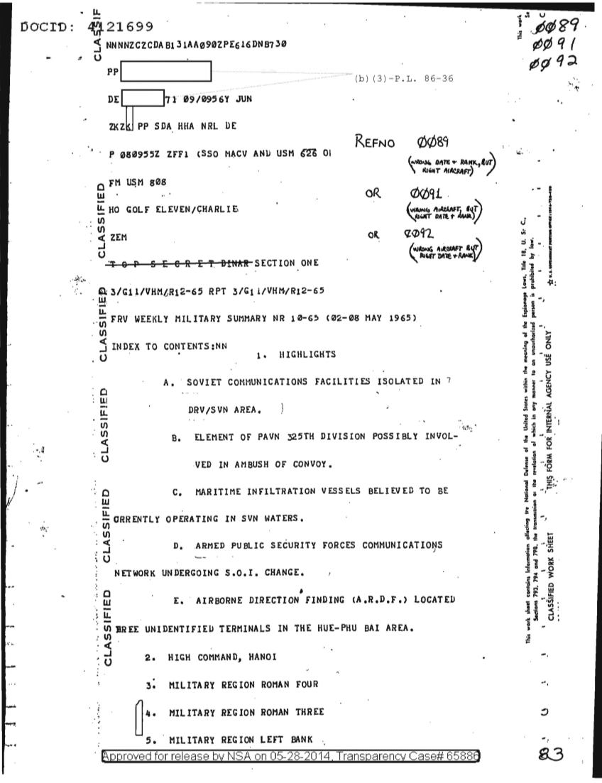  DRV WEEKLY MILITARY SUMMARY NR 10-65 (2-8 MAY 1965) 0091.PDF