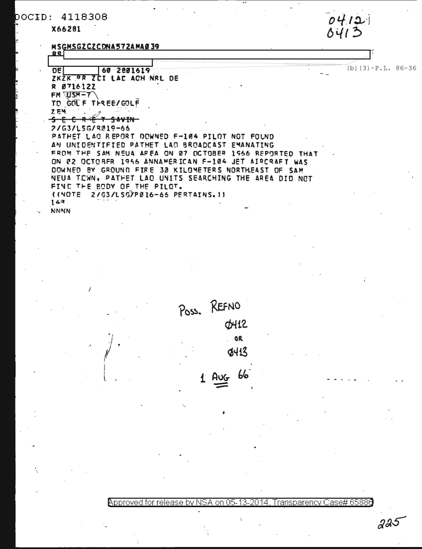  PATHET LAO REPORT DOWNED F-104 PILOT NOT FOUND 0412.PDF