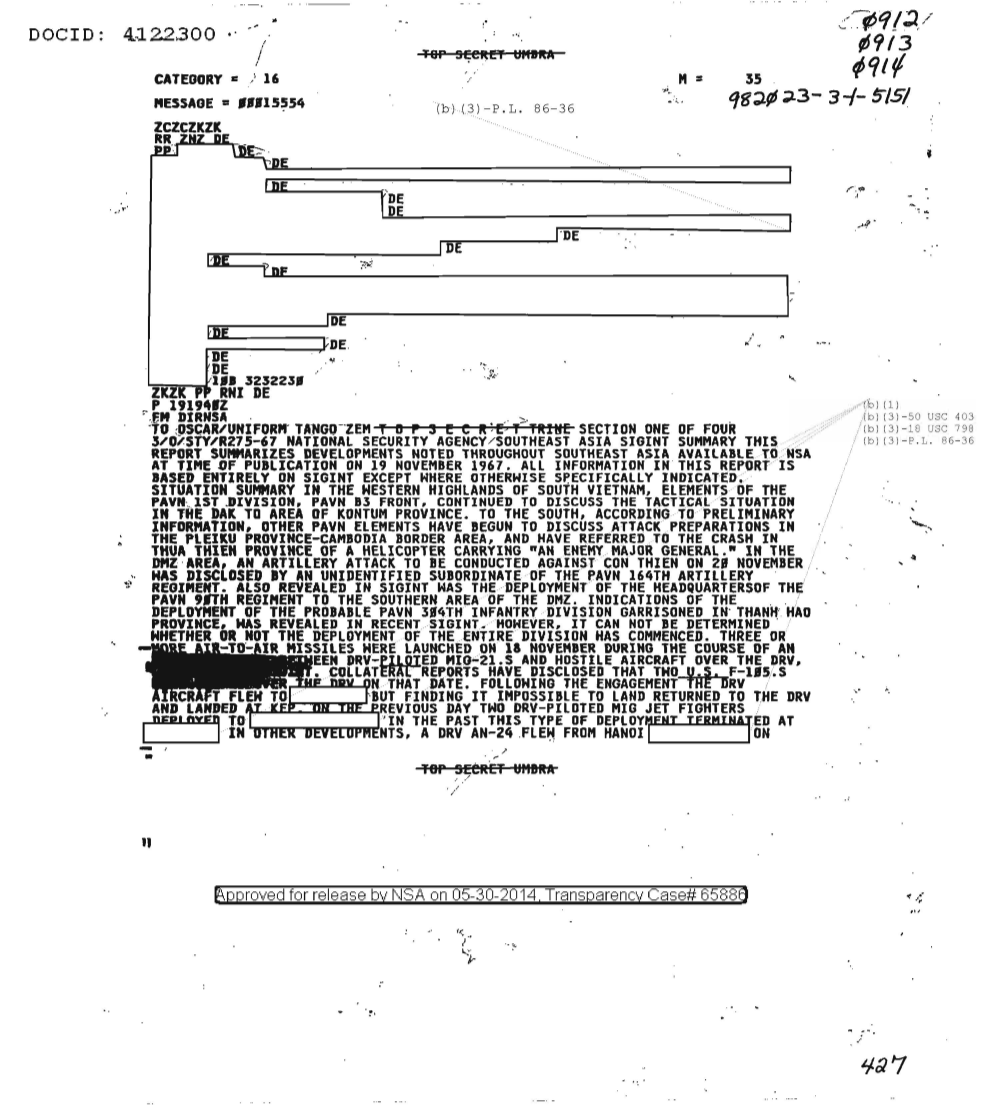  NATIONAL SECURITY AGENCY SOUTHEAST ASIA SIGINT SUMMARY 0714.PDF