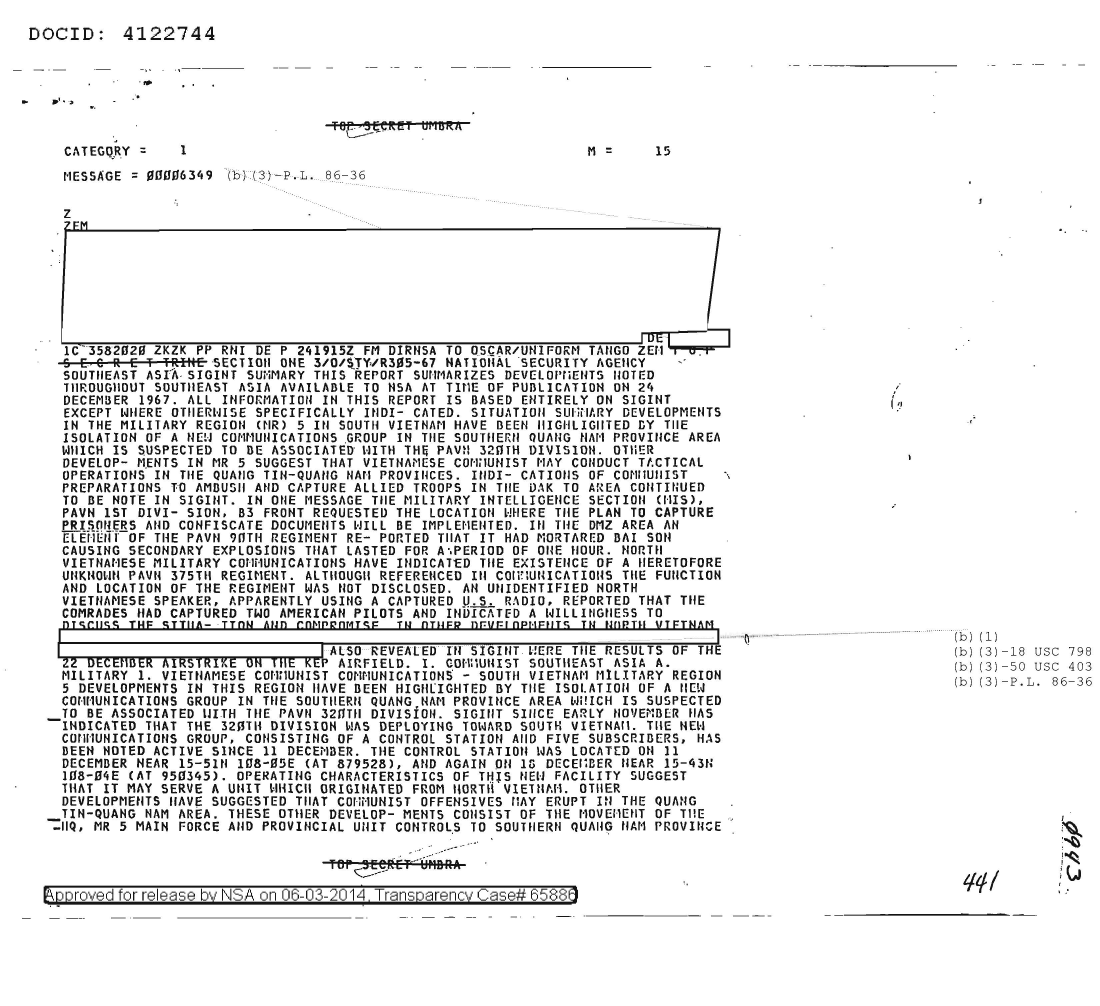  NATIONAL SECURITY AGENCY SOUTHEAST ASIA SIGINT SUMMARY 0943.PDF