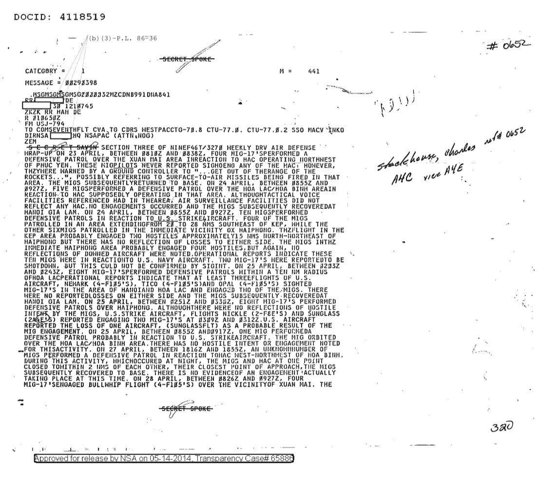  WEEKLY DRV AIR DEFENSE WRAP-UP, SECTION THREE OF NINE 0652.PDF