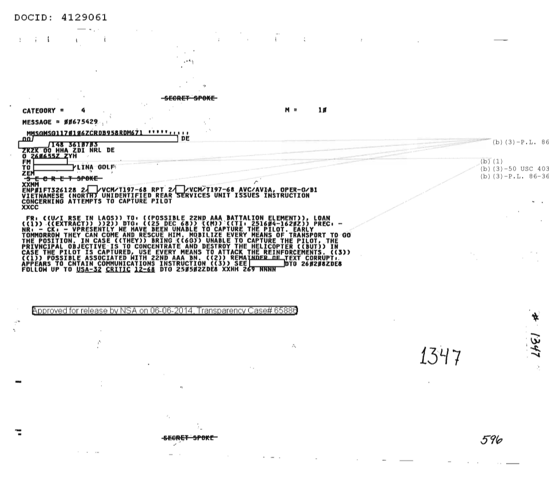  UNIDENTIFIED REAR SERVICES UNIT ISSUES INSTRUCTION CONCERNING ATTEMPTS TO CAPTURE PILOT 1347.PDF