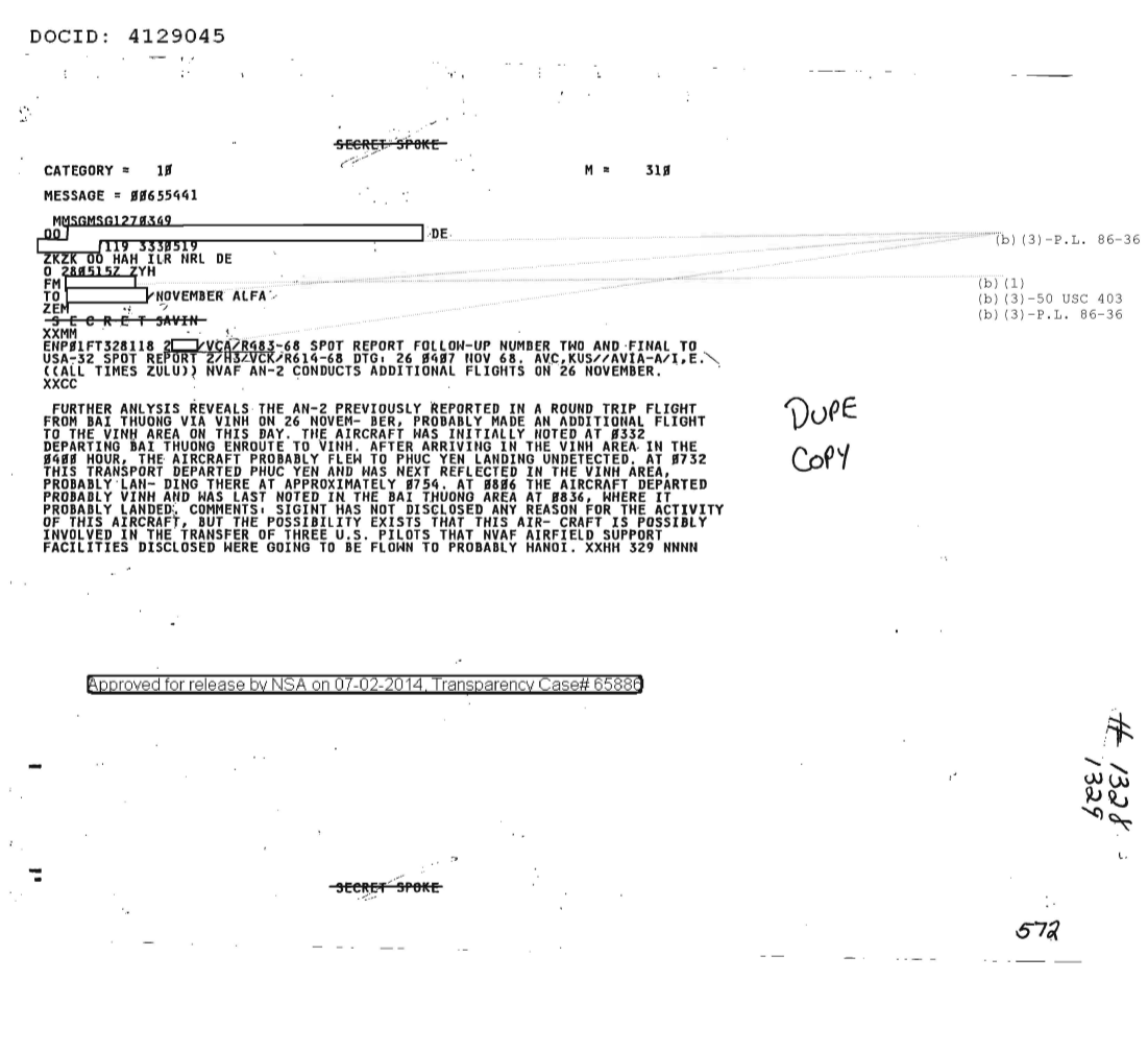  NVAF AN-2 CONDUCTS ADDITIONAL FLIGHTS ON 26 NOVEMBER 1968, FOLLOW-UP NR TWO 1329.PDF