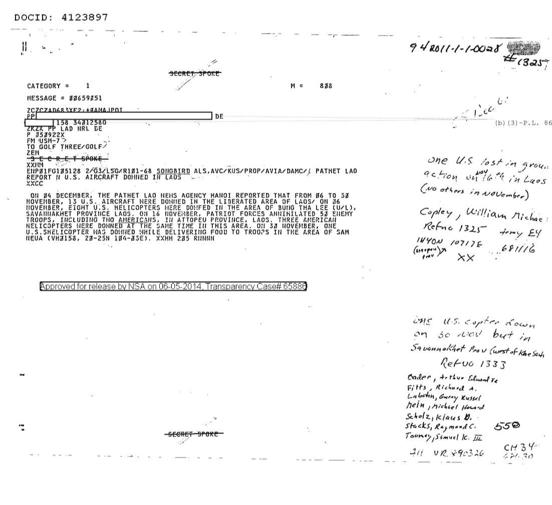  PATHET LAO REPORT IN U.S. AIRCRAFT DOWNED IN LAOS 1333.PDF