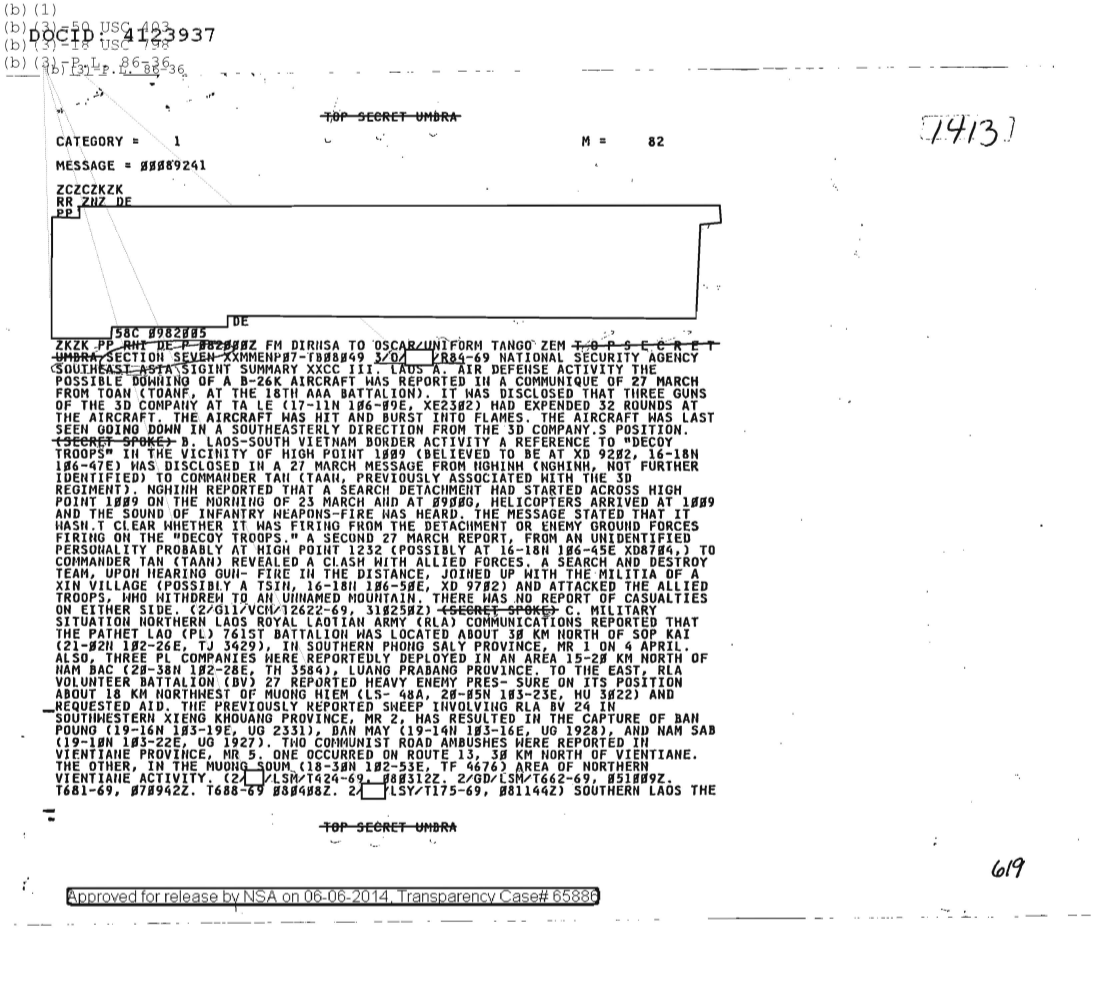  NATIONAL SECURITY AGENCY SOUTHEAST ASIA SIGINT SUMMARY (619) 1413.PDF