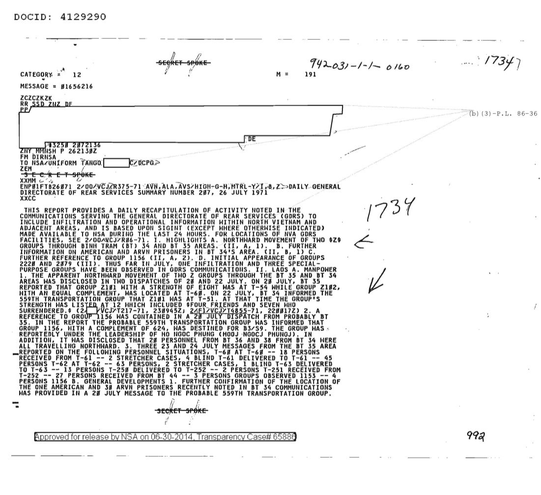  DAILY GENERAL DIRECTORATE OF REAR SERVICES SUMMARY NR 207, 26 JULY 1971 1734.PDF